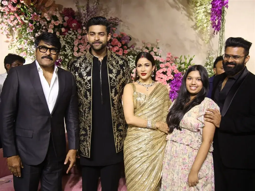 Varun Tej Lavanya Tripathi Wedding Reception Images